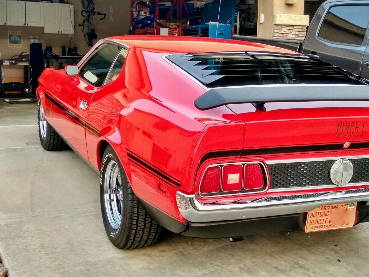 1971 Red Ford Mustang Fastback