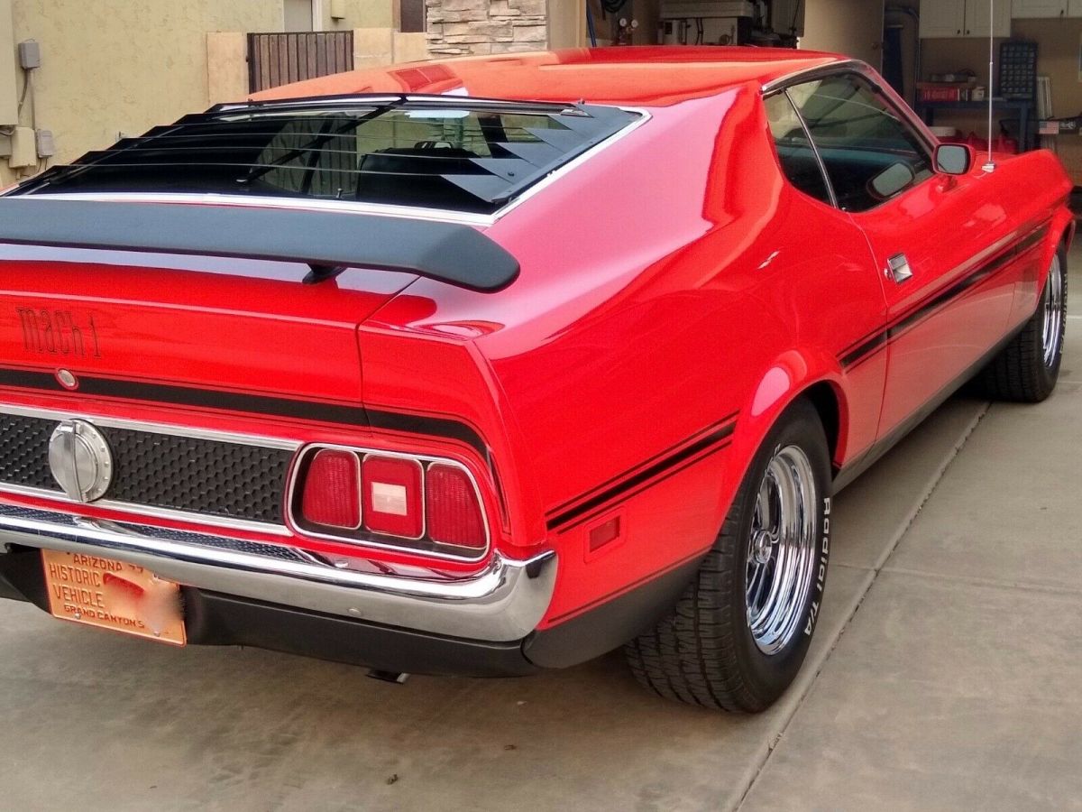 1971 Red Ford Mustang Fastback