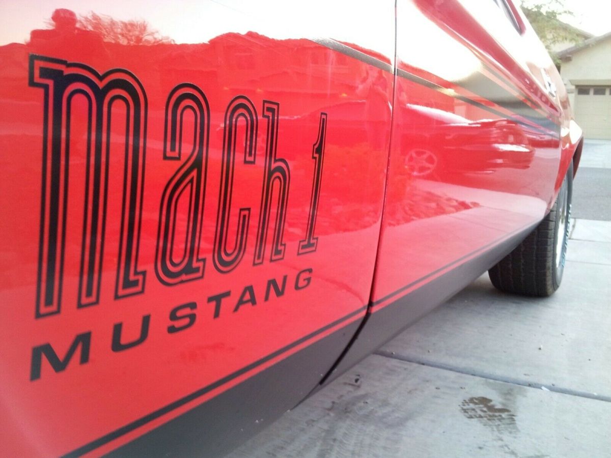 1971 Red Ford Mustang Fastback