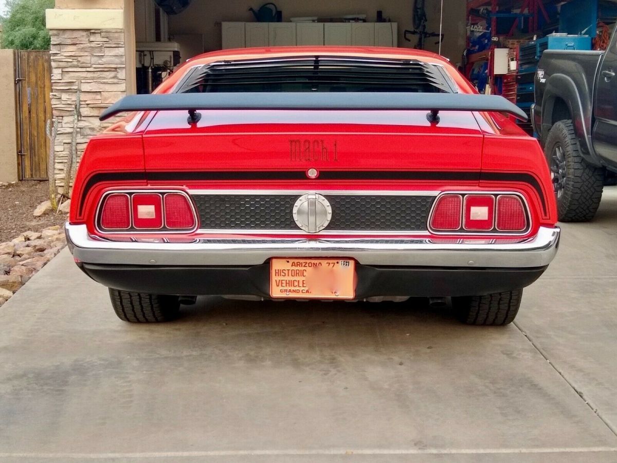 1971 Red Ford Mustang Fastback
