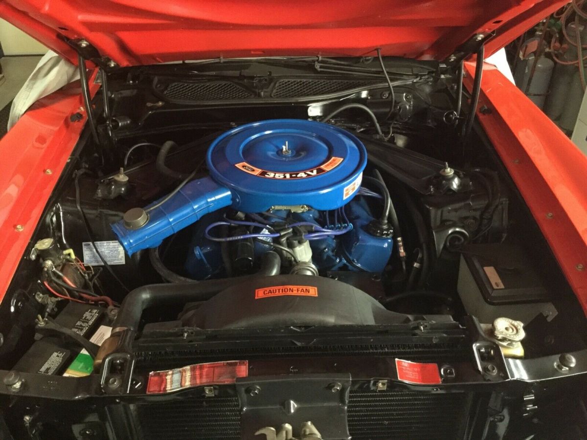 1971 Red Ford Mustang Fastback