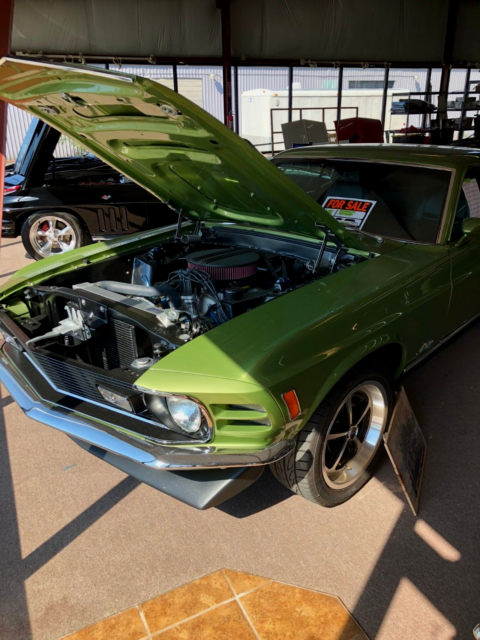 1970 Green Ford Mustang Fastback