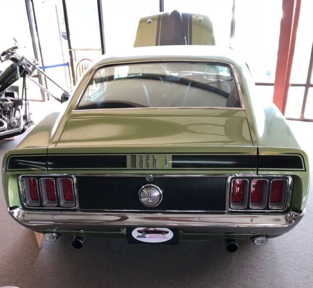 1970 Green Ford Mustang Fastback
