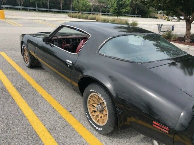 1980 Black Pontiac Firebird Coupe