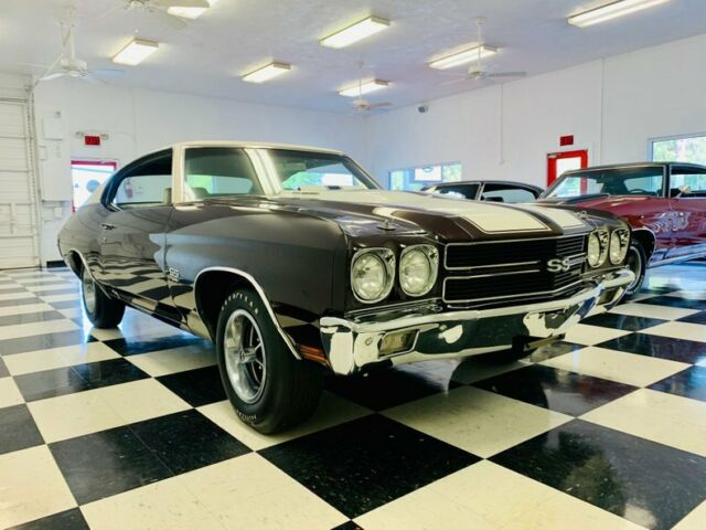 1970 Dark Cherry Chevrolet Chevelle Coupe