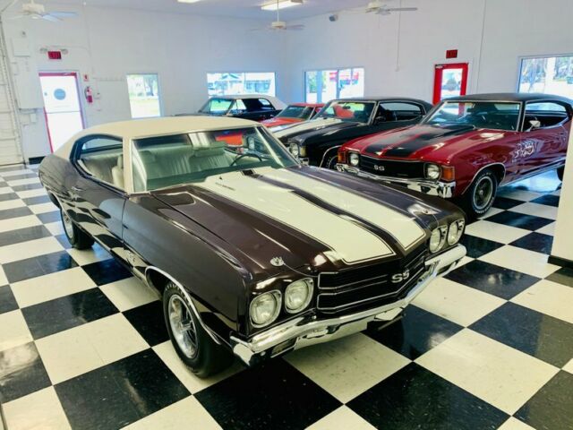 1970 Dark Cherry Chevrolet Chevelle Coupe