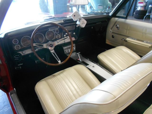 1967 Red Chevrolet Impala Convertible