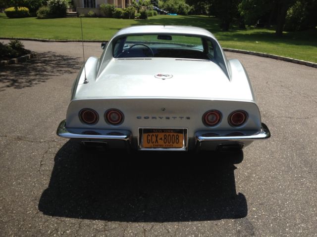 1970 Silver Chevrolet Corvette Coupe