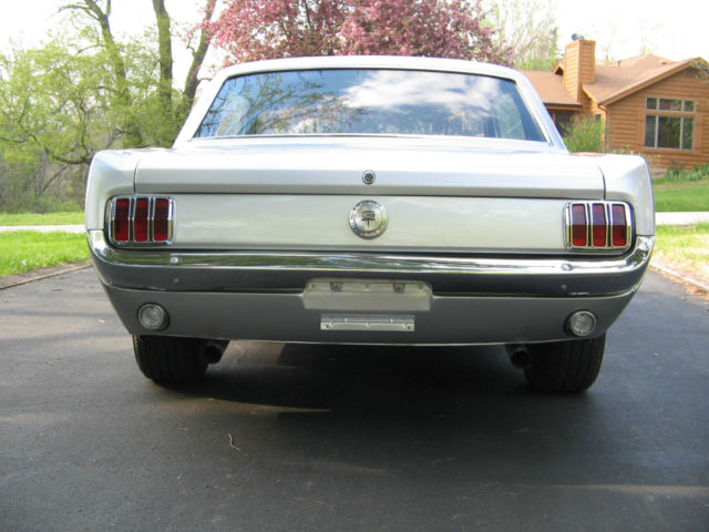 1966 Silver Ford Mustang Coupe