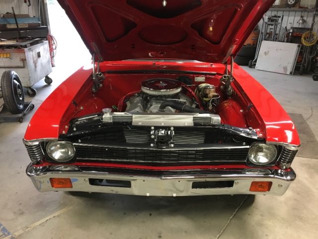 1972 Red Chevrolet Nova Coupe