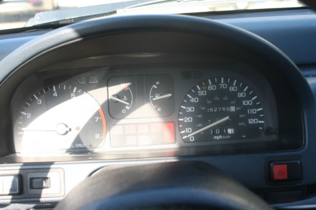 1991 White Honda CRX Hatchback