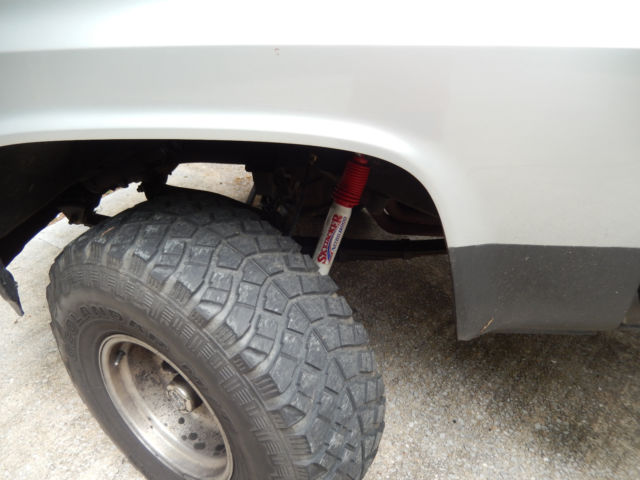 1985 Silver Chevrolet Blazer