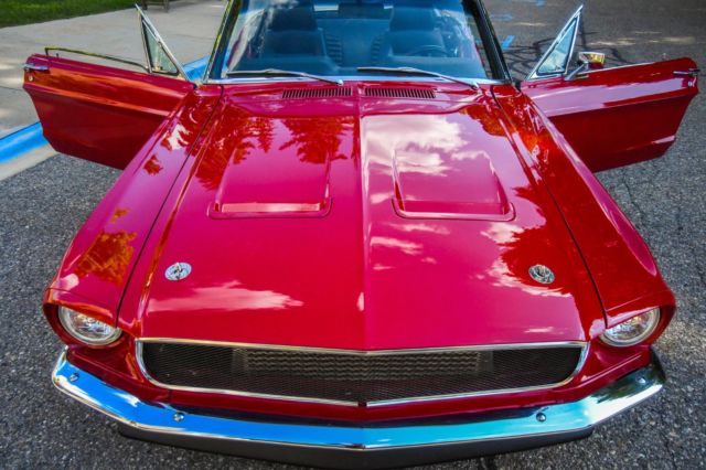 1968 Red Ford Mustang Convertible