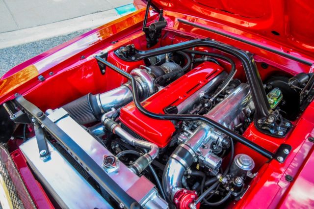 1968 Red Ford Mustang Convertible