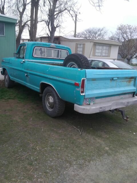 1972 Blue Ford F-250 Standard Cab Pickup