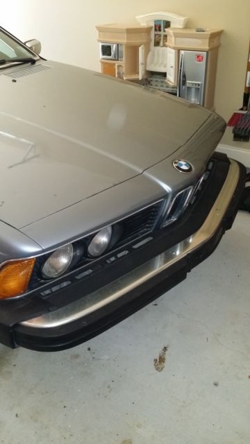 1985 Blue BMW 6-Series Coupe