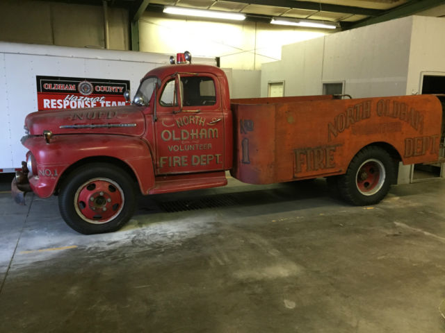 1951 Red Ford Other Flatbed