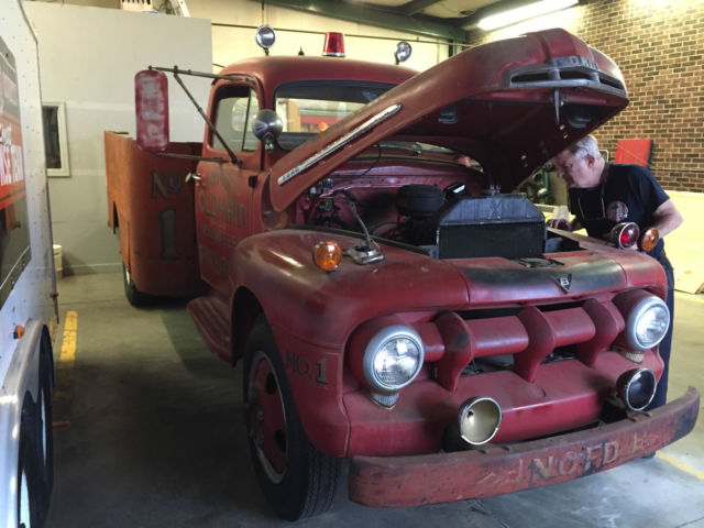 1951 Red Ford Other Flatbed