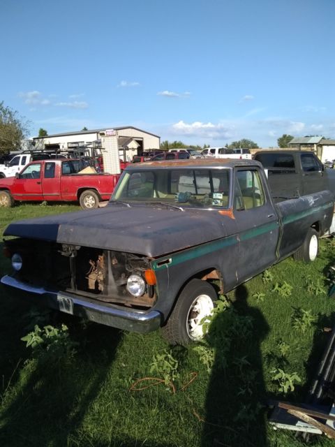 1971 Green Ford F-100 Cab & Chassis