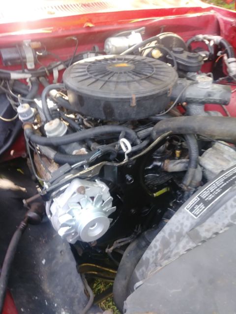 1988 Red Dodge Other Pickups Standard Cab Pickup