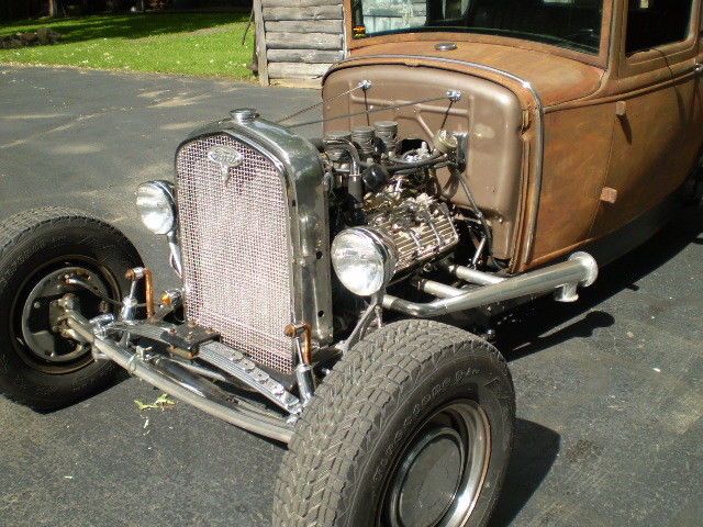 1931 RUST color Ford Model A Coupe