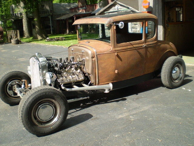 1931 RUST color Ford Model A Coupe