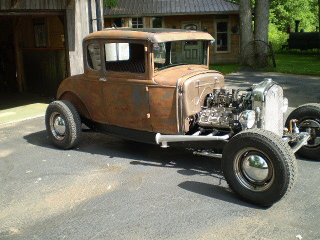 1931 RUST color Ford Model A Coupe