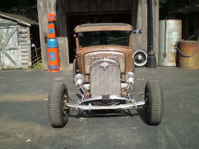 1931 RUST color Ford Model A Coupe
