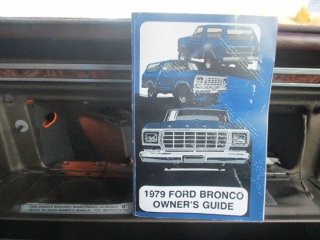 1979 Brown Ford Bronco SUV