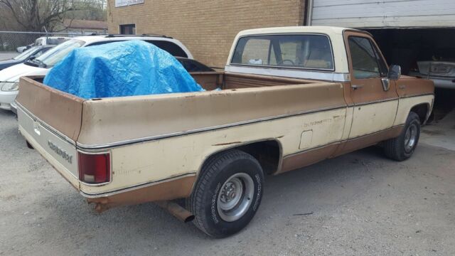 1980 Brown/ Tan Chevrolet C-10 Standard Cab Pickup
