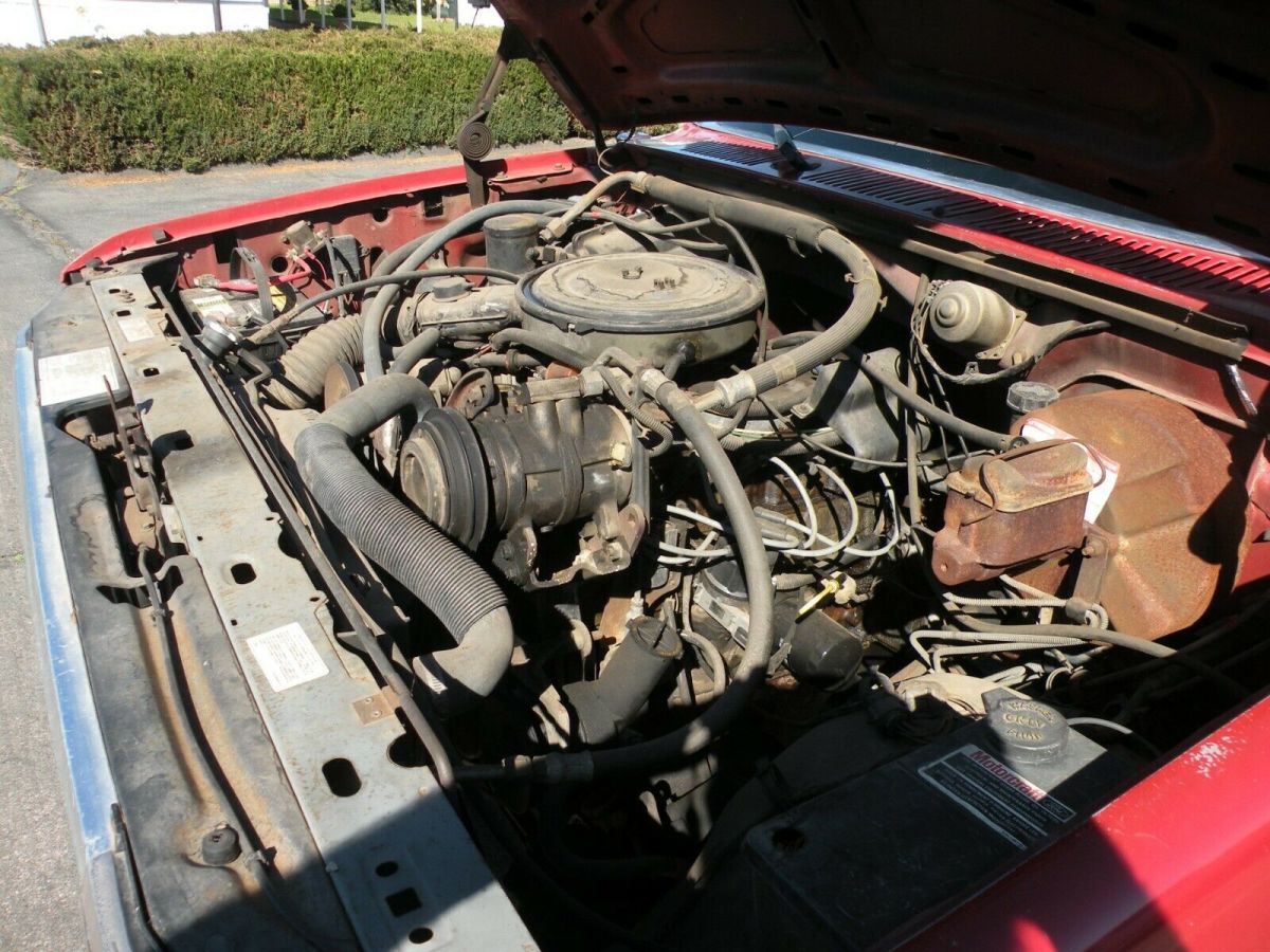 1986 Red Ford F-150 Standard Cab Pickup