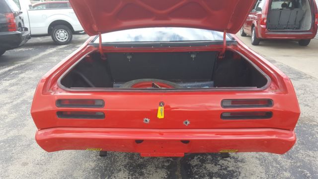 1971 Red Plymouth Duster 2 Door Sports Hardtop