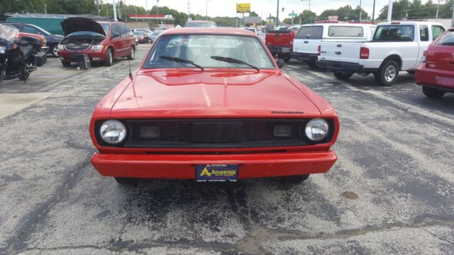 1971 Red Plymouth Duster 2 Door Sports Hardtop