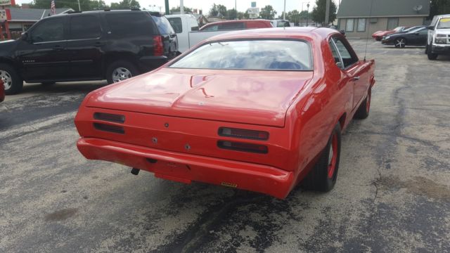 1971 Red Plymouth Duster 2 Door Sports Hardtop