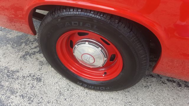1971 Red Plymouth Duster 2 Door Sports Hardtop