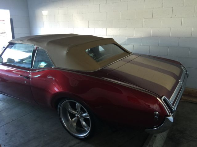 1969 Orange Oldsmobile Cutlass Convertible