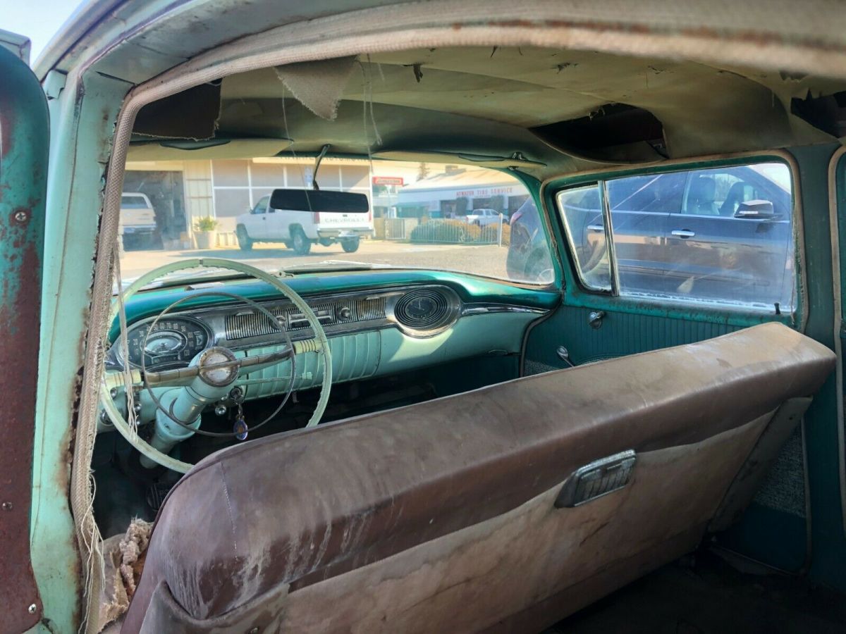 1956 Green Oldsmobile Eighty-Eight Sedan