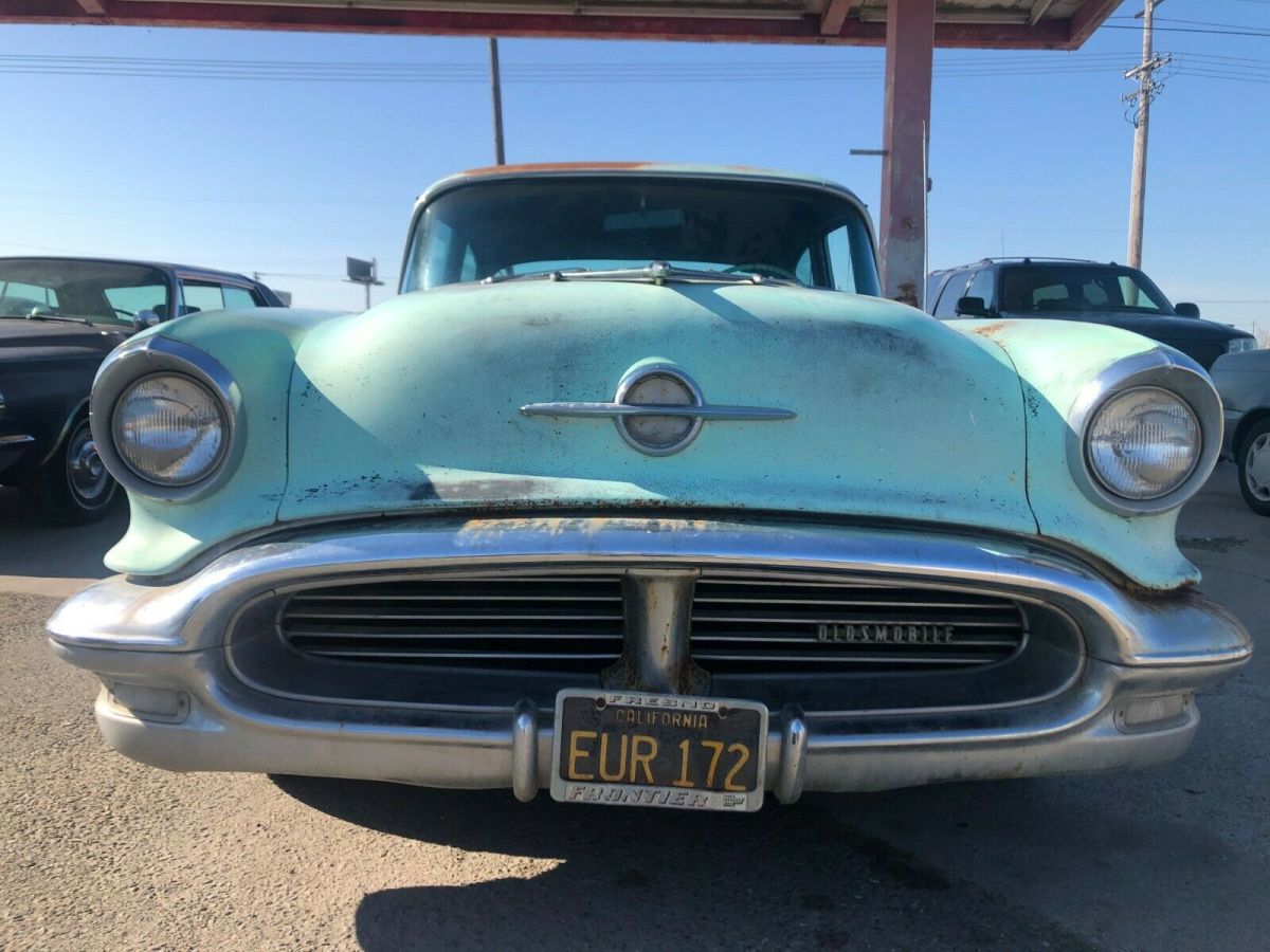 1956 Green Oldsmobile Eighty-Eight Sedan