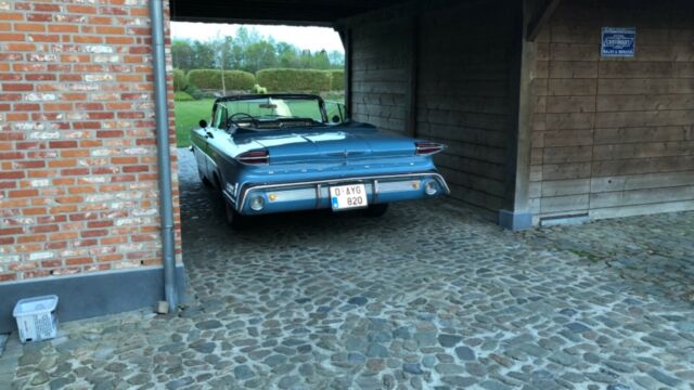 1960 Blue Oldsmobile Eighty-Eight Convertible