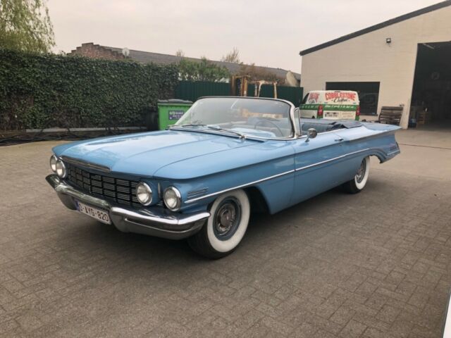 1960 Blue Oldsmobile Eighty-Eight Convertible