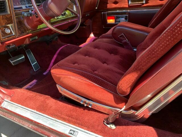 1984 Burgundy Oldsmobile Ninety-Eight Coupe