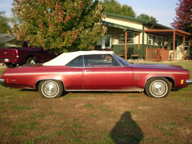 1973 Burgundy Red Oldsmobile Eighty-Eight Convertible