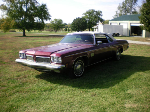 1973 Burgundy Red Oldsmobile Eighty-Eight Convertible