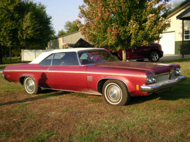 1973 Burgundy Red Oldsmobile Eighty-Eight Convertible