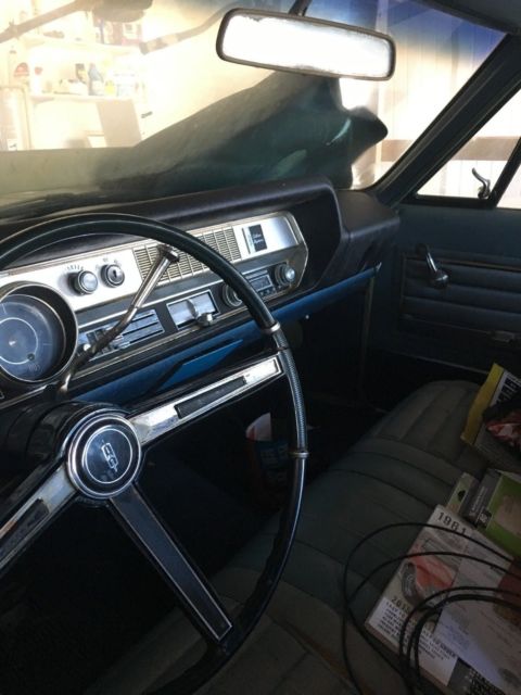 1967 Blue Oldsmobile Cutlass Sedan