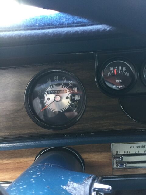 1972 Blue Oldsmobile Cutlass Coupe