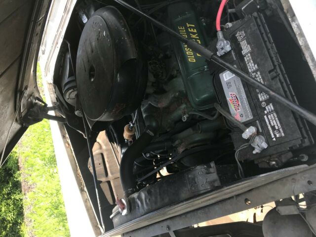 1955 Blue Oldsmobile Eighty-Eight Coupe