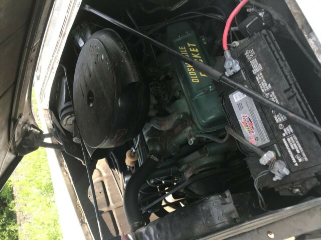 1955 Blue Oldsmobile Eighty-Eight Coupe