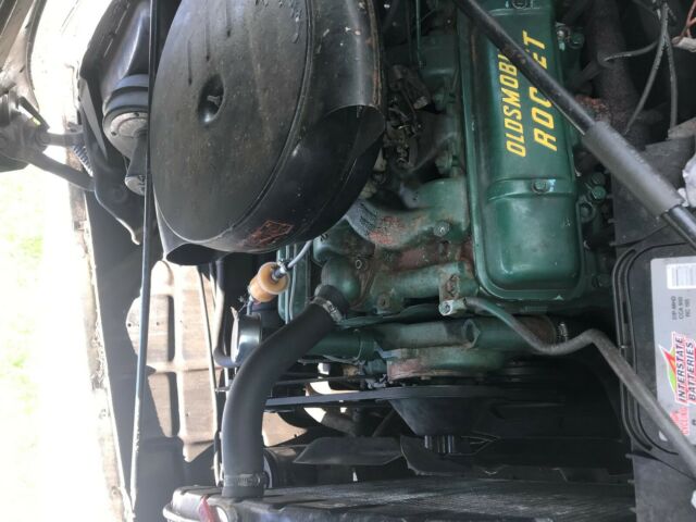 1955 Blue Oldsmobile Eighty-Eight Coupe