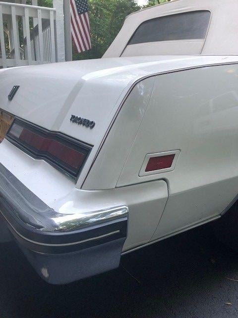 1983 White Oldsmobile Toronado Convertible